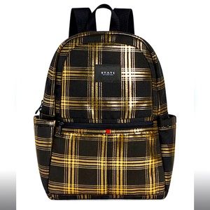 Rare State Black & Gold Metallic Backpack